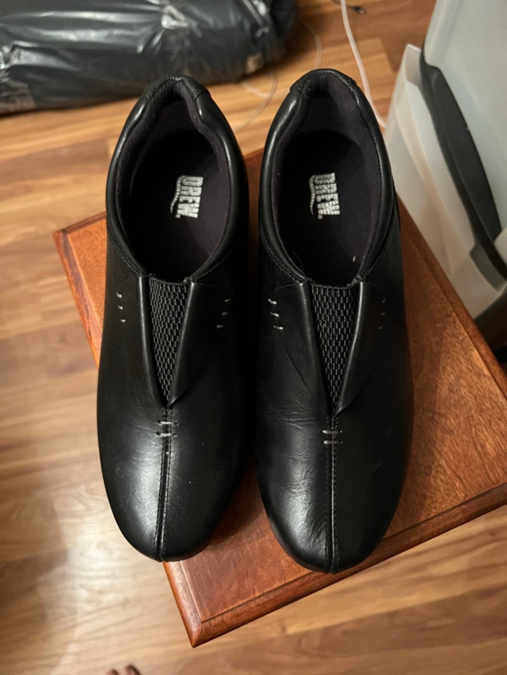 DREW Black Slip-On Comfort Loafers